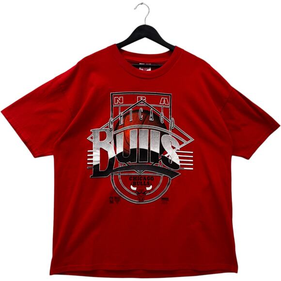 Vintage NBA Chicago Bulls Spellout NBA Tee XL - Picture 1 of 7